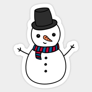 Snowman Sticker